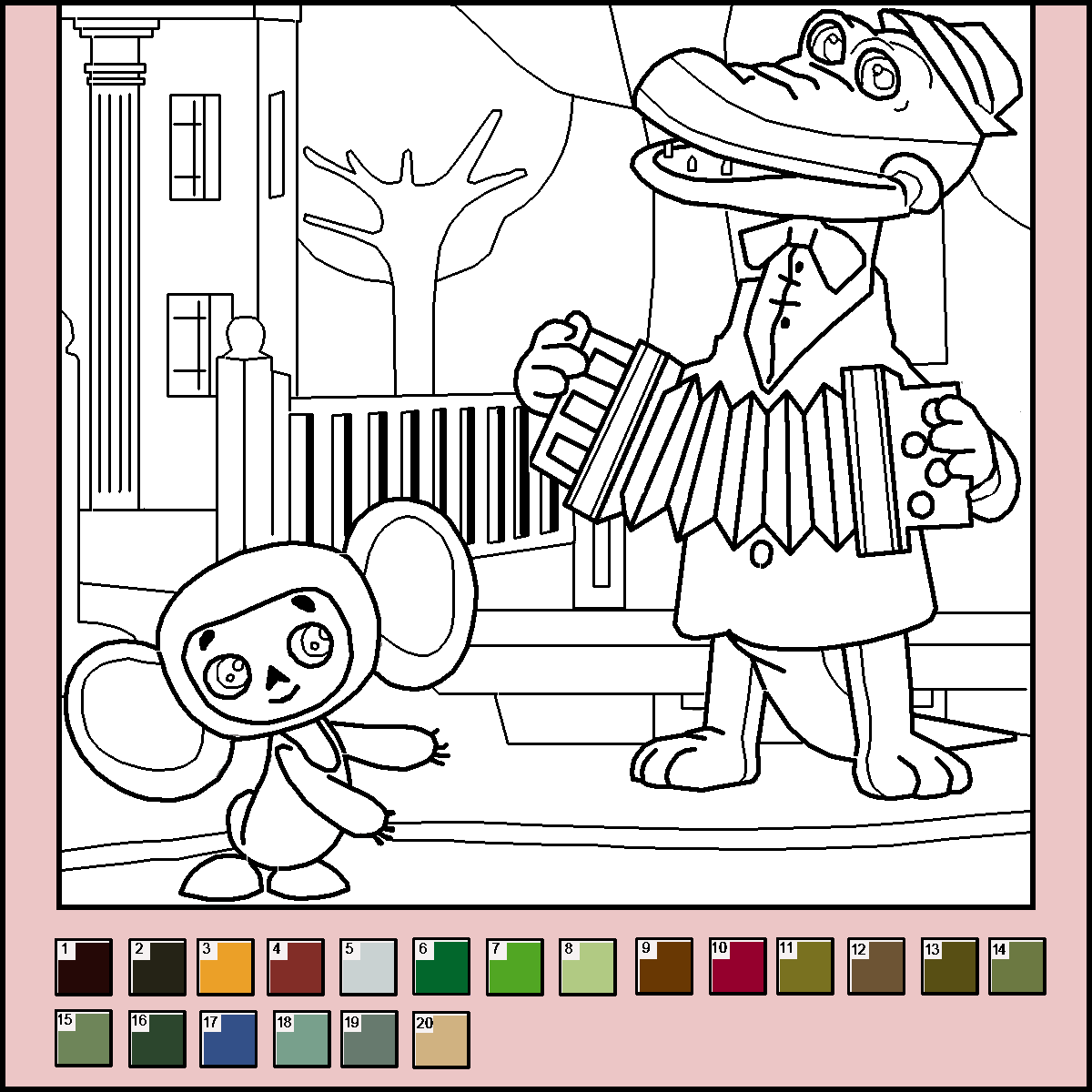 Раскраска картинок онлайн. Coloring Pictures Online