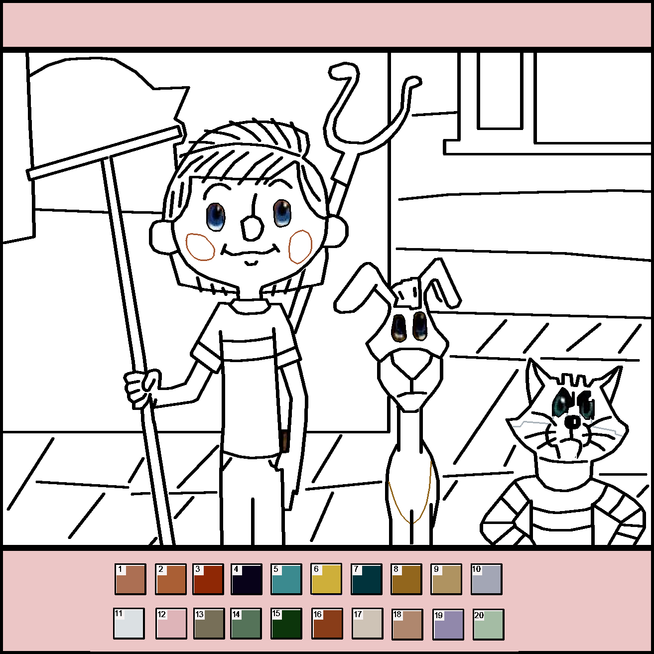 Раскраска картинок онлайн. Coloring Pictures Online